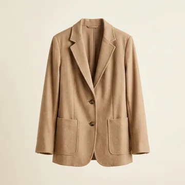 Blazer morbido color cammello