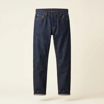 Jeans dritti blu indaco