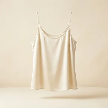 Top in seta ivory