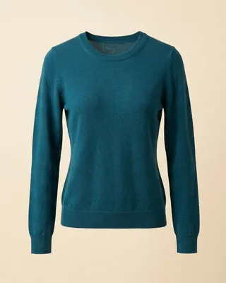 Maglione donna petrolio
